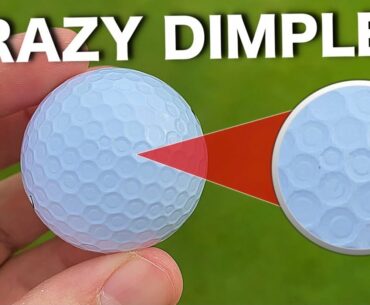 These Bridgestone golf balls have WEIRD dimples! Do they go LONGER?