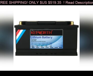 12V 120Ah LiFePO4 Battery Pack With BMS Lithium Power Golf Cart Batteries 3000 Cycles RV Campers Of