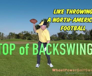 Top of Backswing Arm Action and FLAT LEFT WRIST