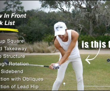 Golf Tip: Trail Elbow Getting Stuck? (find out why)