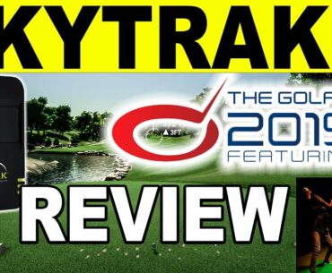 SKYTRAK Golf Simulator Review (TGC 2019) - 9 Holes at Shadow Creek!