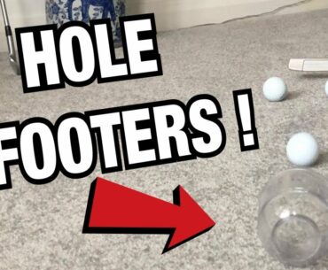 HOW TO HOLE 3 FOOT PUTTS EVERY TIME !!!