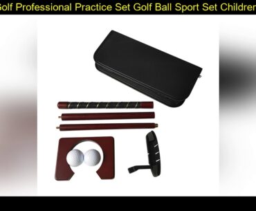 Mini Golf Professional Practice Set Golf Ball Sport Set Children's Golf Putter Set Portable Indoor/