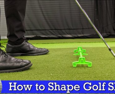 How to Shape Golf Shots (Draw vs Fade - Golf Swing Basics)