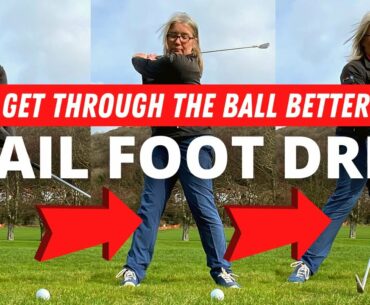 Get THROUGH THE BALL better - Trail foot drill