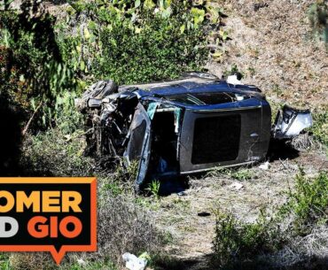 Tiger Woods in car accident | Boomer and Gio