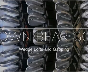 Wedge Lofts and Gapping