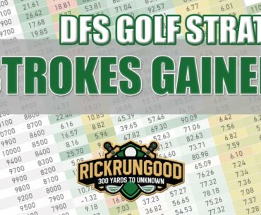 Strokes Gained Explained | Daily Fantasy Sports GOLF STRATEGY