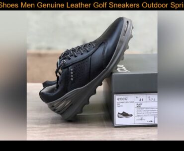 New Golf Shoes Men Genuine Leather Golf Sneakers Outdoor Spring Autumn Jogging Walking Footwears Hi