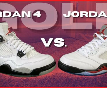 Air Jordan 4 Golf Shoes vs Air Jordan 5 Golf Shoes