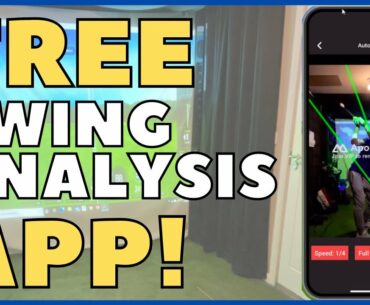 The BEST Swing Analysis App for your Home Golf Simulator!