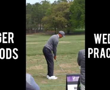 Tiger Woods Full-Swing Wedge Range Practice