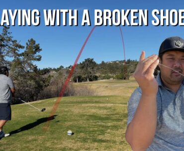 Playing Golf With a Broken Shoe (Laguna Seca Golf Ranch) - 18 Holes