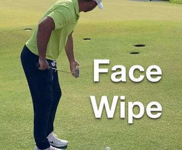 Brooks Koepka putting routine face wipe. WGC Workday 2021 | Golf Rabble