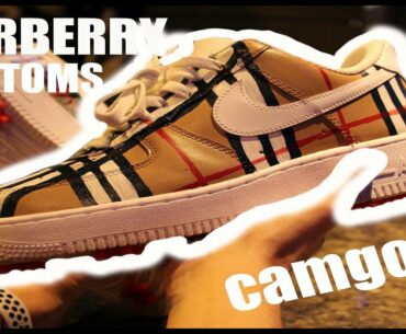 CAMGOLFS | Making a pair of BURBERRY golf shoes!