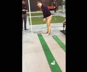 Rolling the 2 Pill Drill at London Golf Show