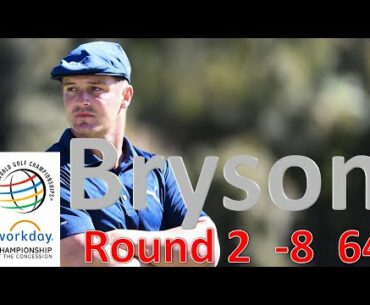 Bryson DeChambeau WGC Workday Round 2