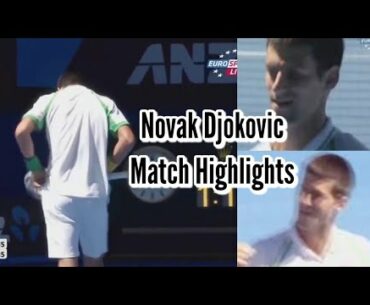 Djokovic VS Mathieu | Australian Open | Highlights