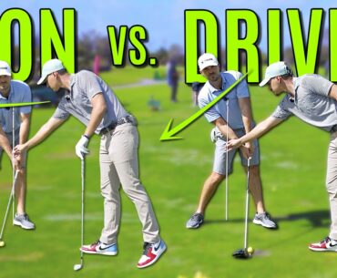 Irons Vs. Driver