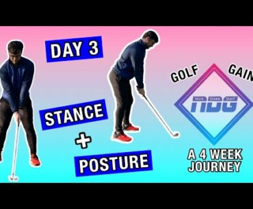 DAY 3 - STANCE/POSTURE | NickDoesGolf's GOLF GAINZ - A 4 Week Journey To Play Your Best Golf