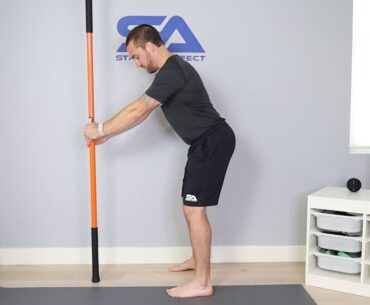 Supported Pelvic Tilts in Golf Stance