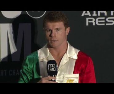 "I ALWAYS WANT TO BE PERFECT!" CANELO ALVAREZ IMMEDIATELY AFTER WEIGHING IN