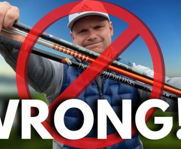 ARE YOU USING THE WRONG SHAFTS IN ALL YOUR GOLF CLUBS!?