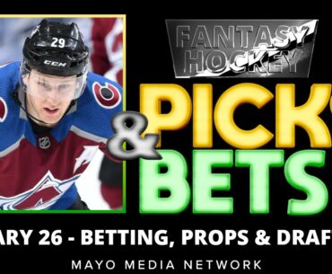 NHL DraftKings Picks Friday 2/26/21 | NHL Bets | 2021 Fantasy Hockey NHL News & Props