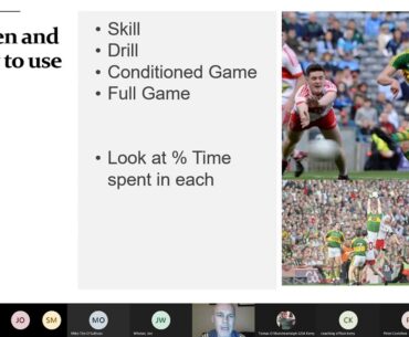 Kerry GAA Webinar series 2 - James Costello A Games Based Approach to Training