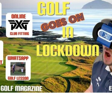 Golf Show Episode 20 | Lockdown Golf | Online Driver Fitting | Virtual Lesson & Workout | Sam Harrop