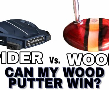 My Wooden Putter Vs. My Current Taylormade Spider Putter | SHOCKING Results