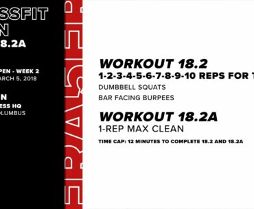 Mat Fraser's CrossFit Open 18.2 Workout | FRASER FILES