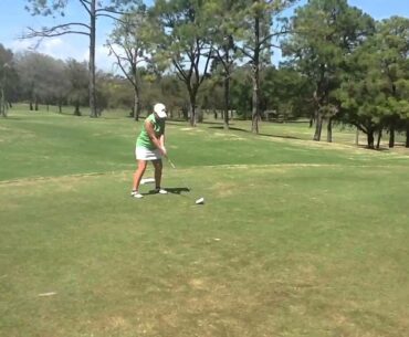 Gaia Olcese tees off vs Princeton