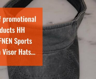 golf promotional products HH HOFNEN Sports Sun Visor Hats Twill Cotton Ball Caps for Men Women...