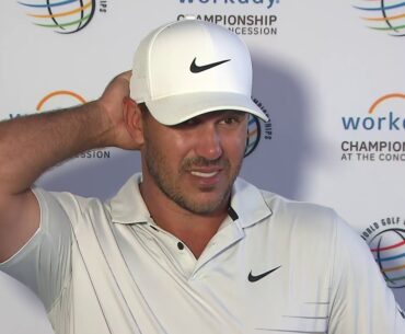 Brooks Koepka Friday Flash Interview 2021 WGC Workday Championship at The Concession - Round 2