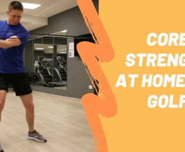 Core Strength Exercise at Home for Golf