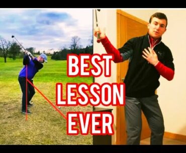 STOP "Hitting from the Top" FOREVER (SIMPLE GOLF SWING THOUGHT)