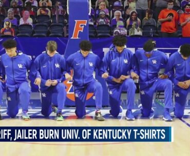 Sheriff, Jailer Burn University Of Kentucky T-Shirts After Players Kneel During National Anthem