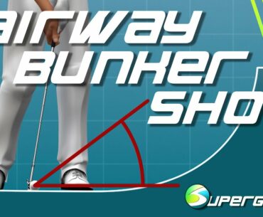 Fairway Bunker Shot | 3D ANIMATION | SUPERGOLF