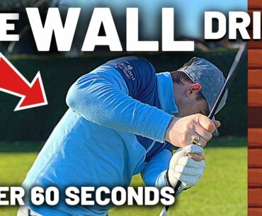 FIX YOUR ENTIRE Golf Swing WALL DRILL