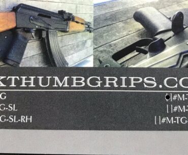 California legal featureless AK thumb grip