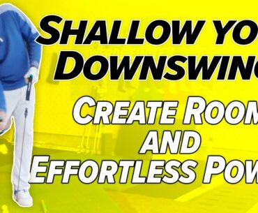 How To Start the DOWNSWING! - Stop Flipping! - Shallow and Create Room!