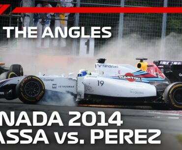 Perez and Massa's Monster Crash - All The Angles | 2014 Canadian Grand Prix