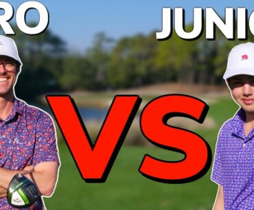 LOWEST I HAVE EVER SHOT!! -8 on 9 Holes?? Pro vs Junior Volume 2 | Bryan Bros Golf