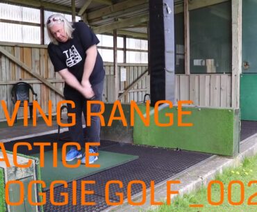 LEARN TO PRACTICE GOLF PROPERLY AT THE DRIVING RANGE.