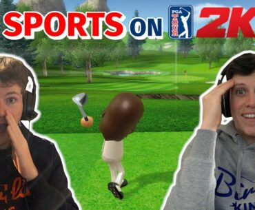 Playing the WII SPORTS GOLF COURSE on PGA Tour 2K21