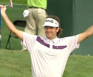 Lucky bounces on No. 18 at Bay Hill