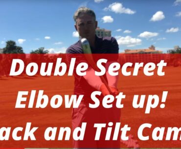 Double Secret Elbow Set up! Stack and Tilt Camp 2021 PGA Golf Professional Jess Frank