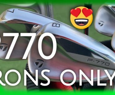 TAYLORMADE P770 IRONS ONLY COURSE VLOG // Sun City Country Club