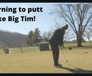 How to putt with Big Tim!  Be silent with your putter but deadly as well.